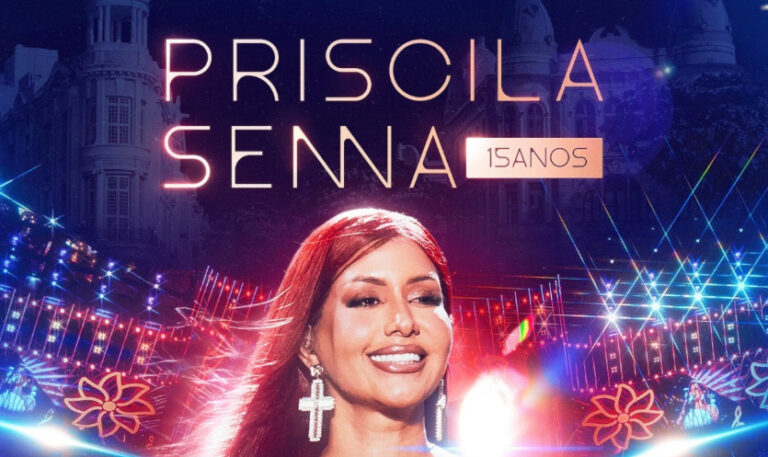 É amanhã! Priscila Senna conclui lançamento de audiovisual histórico “15 Anos Ao Vivo Em Recife” com feats de Léo Foguete e Pablo